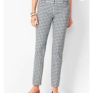 Talbots Black and White Gingham Cropped Pants. NWT women’s 12 petite
